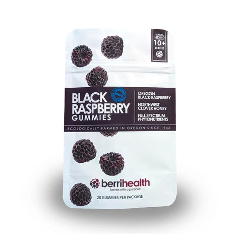 Berrihealth's Black Raspberry Gummies