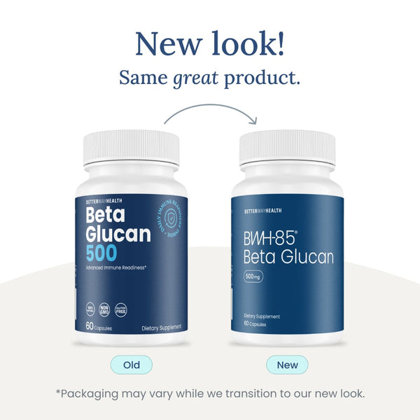 Better Way Health: Beta Glucan 500 (60 capsules)