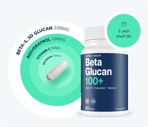 Better Way Health - Beta Glucan 100 + (60 capsules)