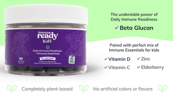 Better Way Health - Immune Ready Kids - Beta Glucan Gummies for kids