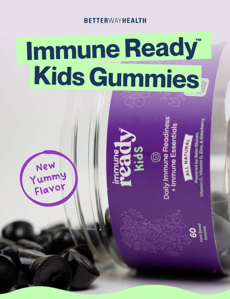 Better Way Health - Immune Ready Kids - Beta Glucan Gummies for kids