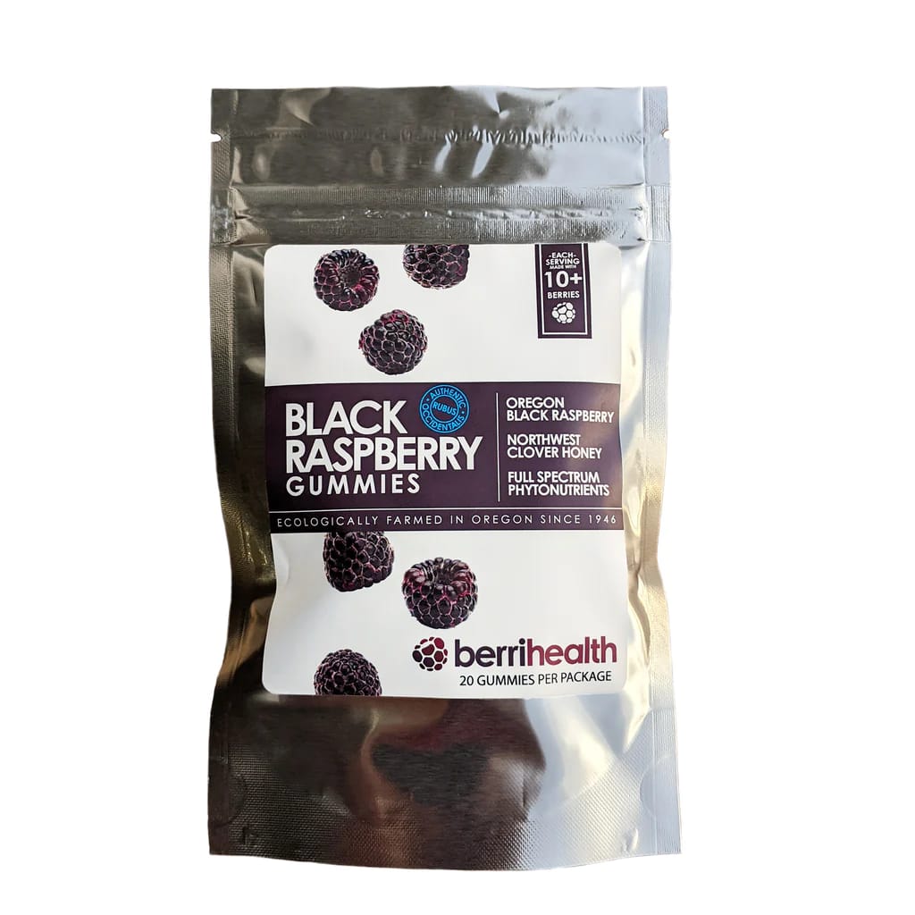 Berrihealth's Black Raspberry Gummies