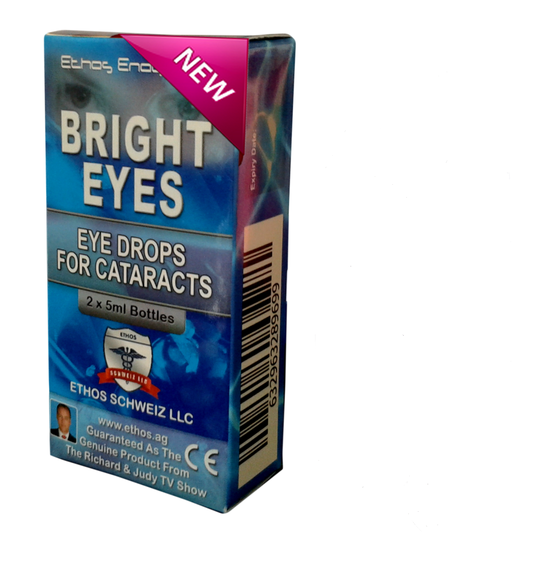 Ethos bright eyes eye drops for cataracts and floaters